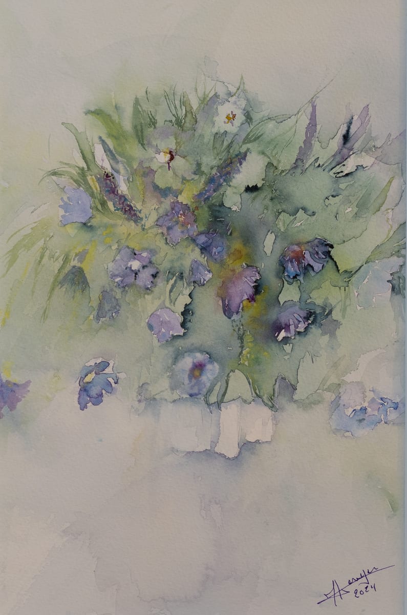 Bouquet in negative