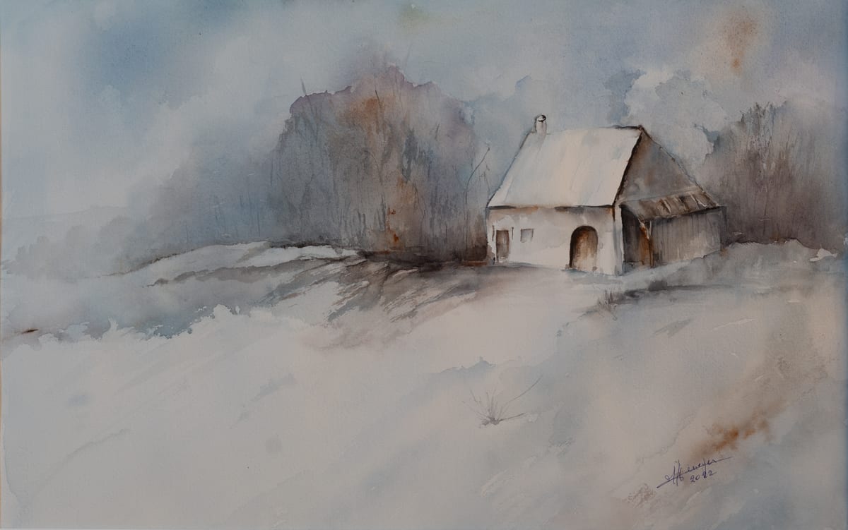 House in the snow
