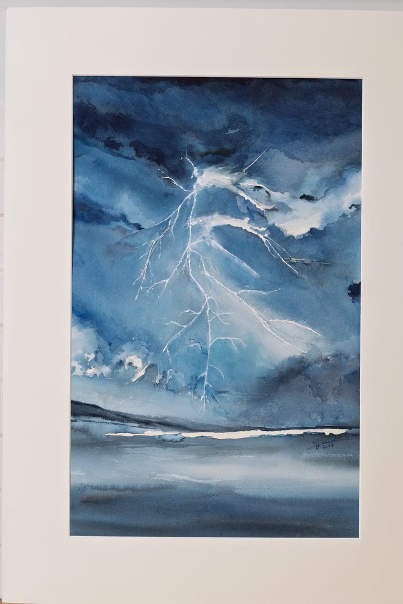 Storm at sea